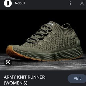 NOBULL Army Knit Runner - Olive Green
